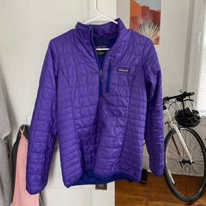 Patagonia Quarter Zip Puffy Jacket